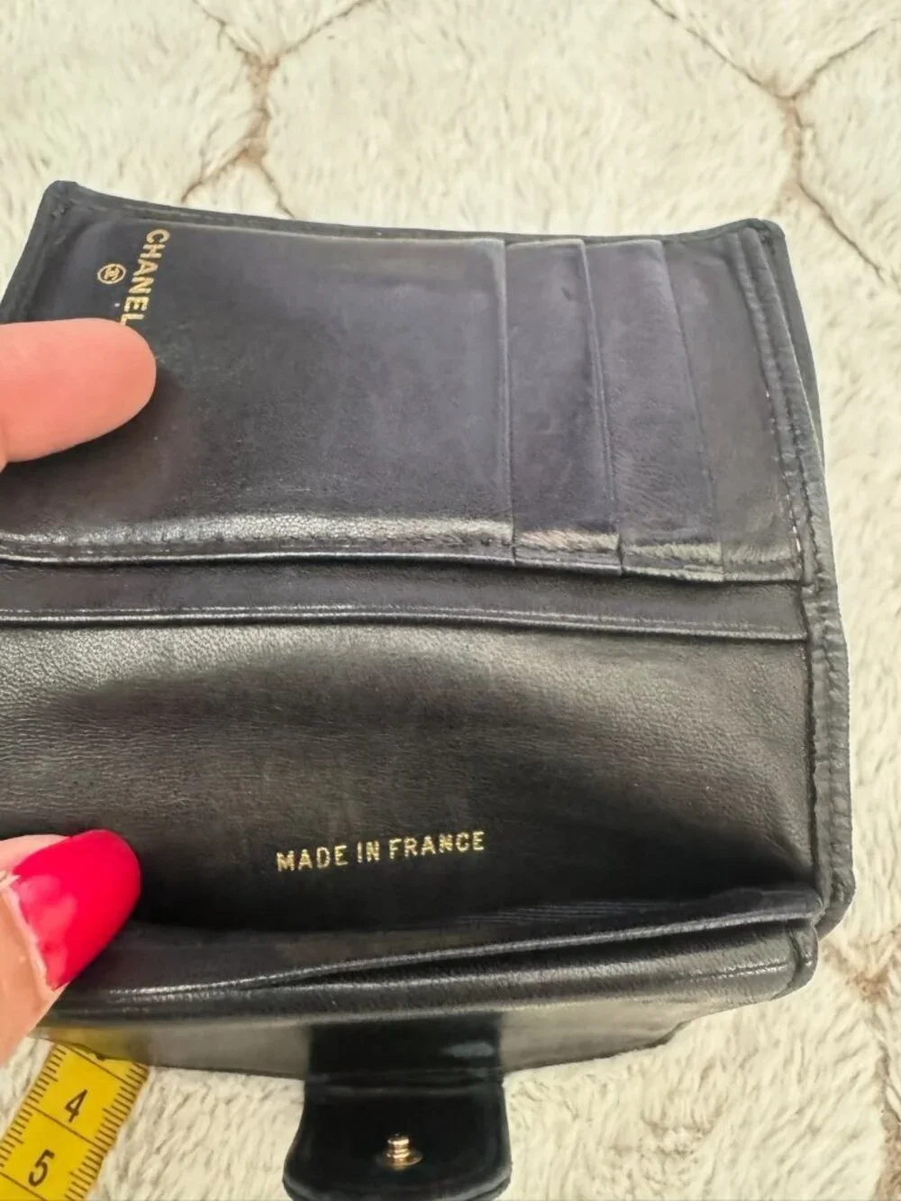 Chanel Timeless CC Lambskin Kisslock Compact Wallet